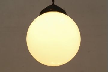 アンティーク照明　昭和初期　懐かしい雰囲気漂うペンダントライト(天井照明、電傘、吊り照明)(R-038469)