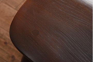 ヴィンテージ家具　イギリスビンテージ　ERCOL(アーコール)　希少!洗練された佇まいのラダーバックチェア(ダイニングチェア、椅子)(R-038471)