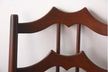 ヴィンテージ家具　イギリスビンテージ　ERCOL(アーコール)　希少!洗練された佇まいのラダーバックチェア(ダイニングチェア、椅子)(R-038471)