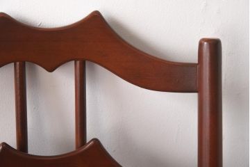 ヴィンテージ家具　イギリスビンテージ　ERCOL(アーコール)　希少!洗練された佇まいのラダーバックチェア(ダイニングチェア、椅子)(R-038471)