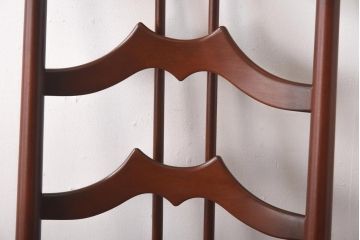 ヴィンテージ家具　イギリスビンテージ　ERCOL(アーコール)　希少!洗練された佇まいのラダーバックチェア(ダイニングチェア、椅子)(R-038471)