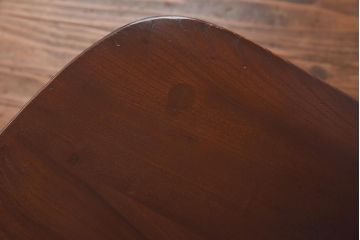 ヴィンテージ家具　イギリスビンテージ　ERCOL(アーコール)　希少!洗練された佇まいのラダーバックチェア(ダイニングチェア、椅子)(R-038472)
