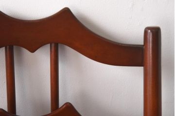 ヴィンテージ家具　イギリスビンテージ　ERCOL(アーコール)　希少!洗練された佇まいのラダーバックチェア(ダイニングチェア、椅子)(R-038473)