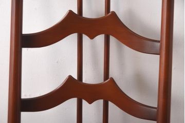 ヴィンテージ家具　イギリスビンテージ　ERCOL(アーコール)　希少!洗練された佇まいのラダーバックチェア(ダイニングチェア、椅子)(R-038473)