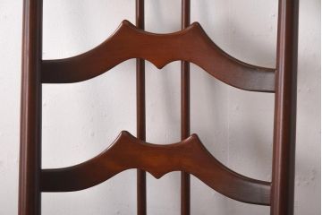 ヴィンテージ家具　イギリスビンテージ　ERCOL(アーコール)　希少!洗練された佇まいのラダーバックチェア(ダイニングチェア、椅子)(R-038474)