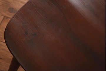 ヴィンテージ家具　イギリスビンテージ　ERCOL(アーコール)　希少!洗練された佇まいのラダーバックチェア(ダイニングチェア、椅子)(R-038474)