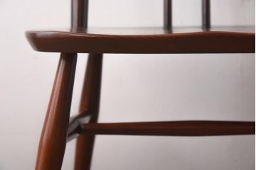 ヴィンテージ家具　イギリスビンテージ　ERCOL(アーコール)　希少!洗練された佇まいのラダーバックチェア(ダイニングチェア、椅子)(R-038475)