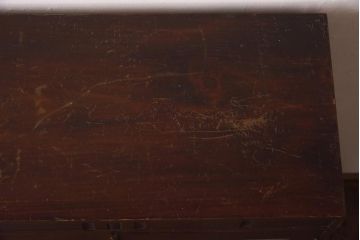 アンティーク家具　和製アンティーク　ダイヤガラス　レトロな雰囲気が味のある古い本箱(収納棚、ブックケース)(R-038483)