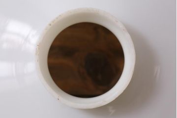 アンティーク照明　戦前　昭和レトロ　昔なつかしい平笠シェードのペンダントライト(天井照明、吊り下げ照明)(R-038486)