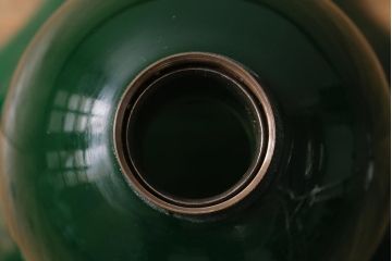 ヴィンテージ照明　イギリスビンテージ　鮮やかなグリーンが目を引くペンダントライト(天井照明、吊り下げ照明)(R-038489)