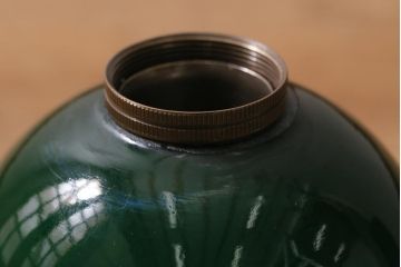 ヴィンテージ照明　イギリスビンテージ　鮮やかなグリーンが目を引くペンダントライト(天井照明、吊り下げ照明)(R-038489)