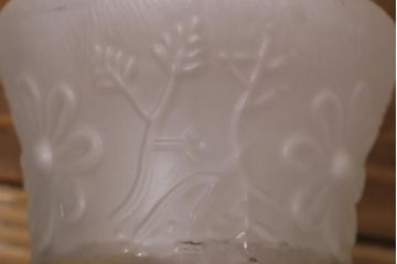 ヴィンテージ照明　イギリスビンテージ　花の意匠が愛らしいペンダントライト(吊り下げ照明、天井照明)(R-038491)