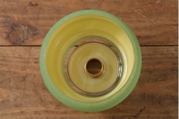 ヴィンテージ照明　イギリスビンテージ　淡い色味がお洒落なペンダントライト(天井照明、吊り下げ照明)(R-038497)