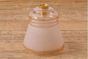 アンティーク照明　フランスアンティーク　柔らかなピンク色のペンダントライト(天井照明、吊り下げ照明)(R-038504)