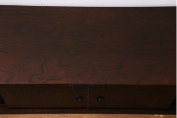 中古　民芸家具　岩谷堂箪笥　渋い色味が格好いいテレビ台(テレビボード、ローボード、サイドボード)(R-038513)