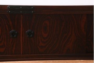 中古　民芸家具　岩谷堂箪笥　渋い色味が格好いいテレビ台(テレビボード、ローボード、サイドボード)(R-038513)