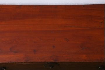 アンティーク家具　最上箪笥リメイク　引き出しが扉に!使い勝手の良い脚付きテレビ台(リビングボード、ローボード、収納棚)(R-038521)
