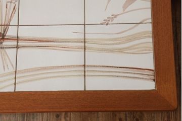 ヴィンテージ家具　デンマーク製　TOFTEN社　タイルトップがおしゃれなコーヒーテーブル(センターテーブル、ビンテージ)(R-038523)