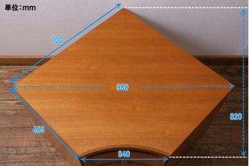 ヴィンテージ家具　北欧　イギリスビンテージ　nathan(ネイサン)社　温もりのある木味が素敵なコーナーキャビネット(サイドボード、テレビ台)(R-038530)