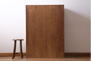 アンティーク家具　和製アンティーク　昭和初期　桐材　和の雰囲気漂う戸棚(収納棚、キャビネット)(R-038543)