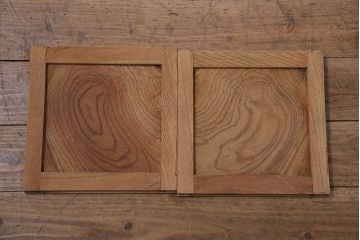 アンティーク家具　大正昭和初期　ストリップド(剥離)　上手物　総ケヤキ材の杢目が楽しめるライティングビューロー(簿記机、在宅ワーク、在宅用デスク)(R-038553)