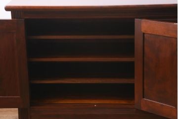 中古美品　松本民芸家具　レア!洗練された佇まいのクリデンザサイドボード(クレデンザ、リビングボード、収納棚)(R-038561)