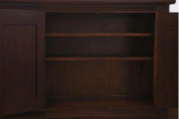 中古美品　松本民芸家具　レア!洗練された佇まいのクリデンザサイドボード(クレデンザ、リビングボード、収納棚)(R-038561)