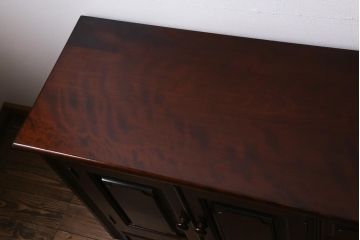 中古美品　松本民芸家具　レア!洗練された佇まいのクリデンザサイドボード(クレデンザ、リビングボード、収納棚)(R-038561)