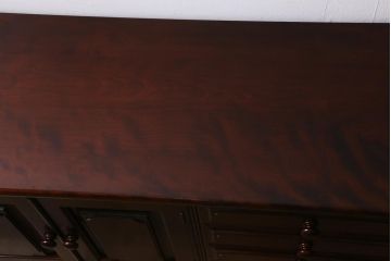 中古美品　松本民芸家具　レア!洗練された佇まいのクリデンザサイドボード(クレデンザ、リビングボード、収納棚)(R-038561)