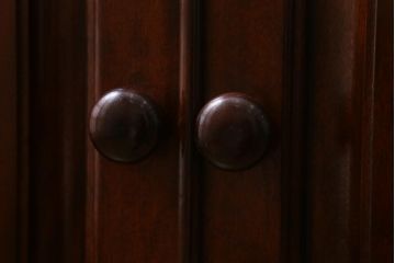 中古美品　松本民芸家具　レア!洗練された佇まいのクリデンザサイドボード(クレデンザ、リビングボード、収納棚)(R-038561)