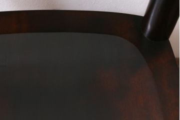 中古　松本民芸家具　シンプルなデザインが魅力的なラダーバックチェア(ダイニングチェア、椅子)(R-038602)