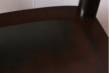中古　松本民芸家具　シンプルなデザインが魅力的なラダーバックチェア(ダイニングチェア、椅子)(R-038603)