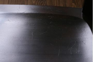 中古　松本民芸家具　シンプルなデザインが魅力的なラダーバックチェア(ダイニングチェア、椅子)(R-038603)