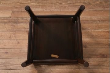 中古　松本民芸家具　シンプルなデザインが魅力的なラダーバックチェア(ダイニングチェア、椅子)(R-038605)