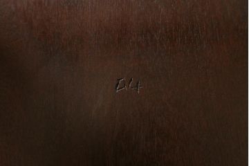 中古　松本民芸家具　シンプルなデザインが魅力的なラダーバックチェア(ダイニングチェア、椅子)(R-038605)