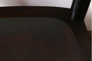 中古　松本民芸家具　シンプルなデザインが魅力的なラダーバックチェア(ダイニングチェア、椅子)(R-038606)