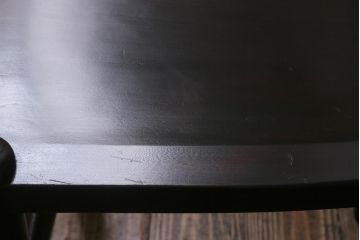 中古　松本民芸家具　シンプルなデザインが魅力的なラダーバックチェア(ダイニングチェア、椅子)(R-038607)