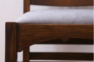 中古　アメリカ　Stickley(スティックレー、スティックレイ)社　象嵌入り　ミッションスタイル　サイドチェア(椅子、ダイニングチェア)(R-038608)