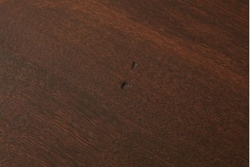 アンティーク家具　和製アンティーク　昭和初期　くっきりとした木目が魅力の角ちゃぶ台(座卓、ローテーブル)(R-038612)
