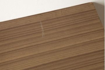 アンティーク家具　昭和レトロ　木の質感が楽しめるシンプルな電話台(サイドキャビネット、収納棚、飾り棚)(R-038615)