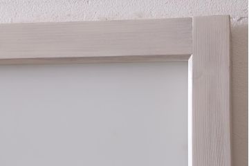 アンティーク建具　和製アンティーク　昭和初期　すりガラス入り　ホワイトペイントが爽やかなガラス戸2枚セット(引き戸、建具)(R-038634)