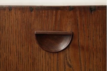 アンティーク家具　和製アンティーク　工芸品　指物家具　昭和初期　高級品!総桑材の品格漂う小引き出し(小物収納)(R-038636)