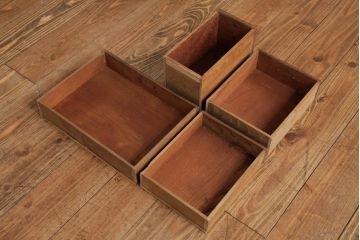 アンティーク家具　和製アンティーク　工芸品　指物家具　昭和初期　高級品!総桑材の品格漂う小引き出し(小物収納)(R-038636)