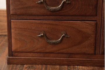 アンティーク家具　和製アンティーク　工芸品　指物家具　昭和初期　高級品!総桑材の品格漂う小引き出し(小物収納)(R-038636)