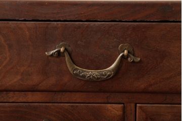 アンティーク家具　和製アンティーク　工芸品　指物家具　昭和初期　高級品!総桑材の品格漂う小引き出し(小物収納)(R-038636)