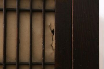 アンティーク家具　和製アンティーク　明治大正期　ヒノキ材　和の風情漂う水屋サイドボード(水屋箪笥、収納棚)(R-038639)