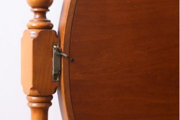 中古　横浜ダニエル(daniel)　A-402　ラウンド型の鏡が印象的な上品な佇まいのドレッサー(鏡台)(R-038643)