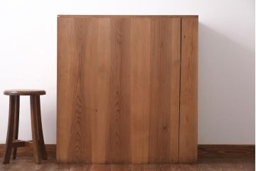 アンティーク家具　大正昭和初期　レトロな佇まいが魅力のゆらゆらガラス戸付き本箱(ブックケース、収納棚、飾り棚)(R-038668)