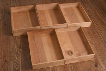 アンティーク家具　和製アンティーク　昭和初期　レトロな空間作りに活躍する小引き出し(小物収納)(R-038686)