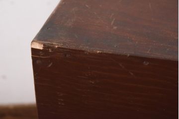 アンティーク家具　和製アンティーク　昭和初期　レトロな空間作りに活躍する小引き出し(小物収納)(R-038686)
